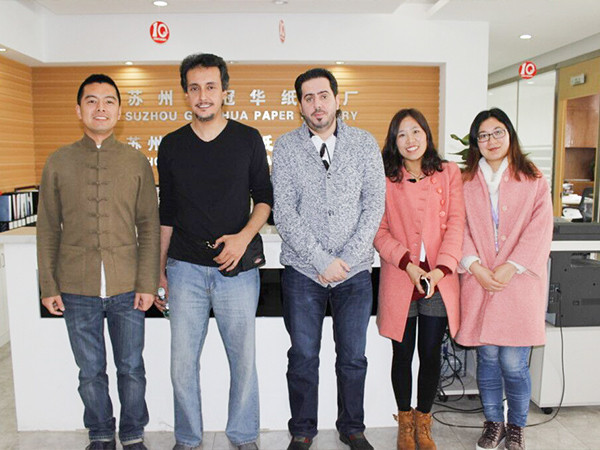 冠威沙特阿拉伯客戶來訪